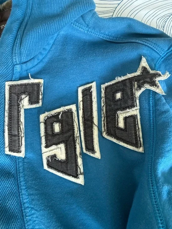 VINTAGE Energie Blue Jacket - Picture 8 of 16